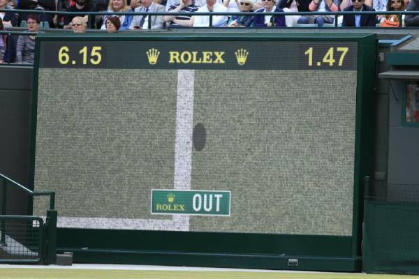 The influence of Hawk-Eye on tennis